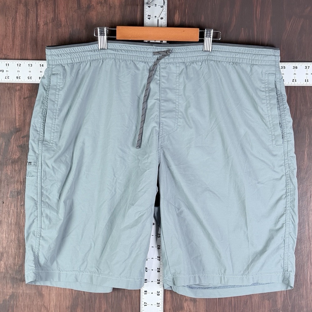Kuhl Kruiser Shorts Stretch Nylon Zip Pocket Elastic Breathable 5249‎ Green 2XL